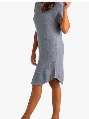 Softies Cozy Cloud Caftan Dress gray oversized size XS